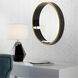 Brando 24 X 24 inch Glossy Black Wall Mirror