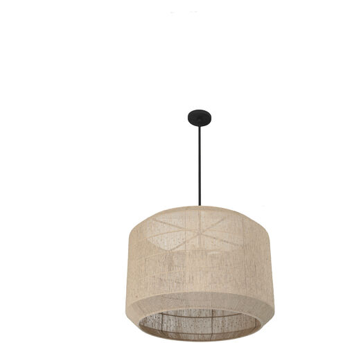 Cebu 5 Light 26 inch Matte Black Pendant Ceiling Light