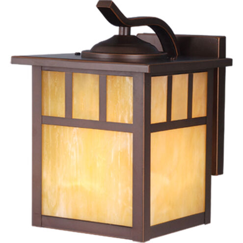 Mission LED 9.5 inch Burnished Bronze Outdoor Wall