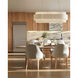 Monreale 5 Light 39.5 inch Sugar White Oval Chandelier Ceiling Light