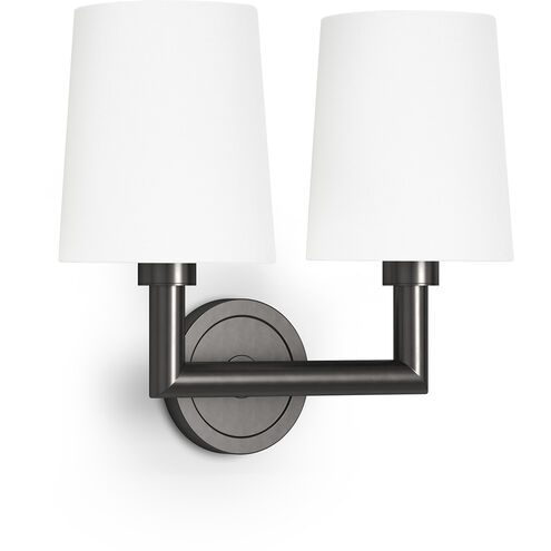 Legend 2 Light 14 inch Oil Rubbed Bronze Wall Sconce Wall Light, Double