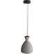 Aethera Pendant Ceiling Light in Grey Cement