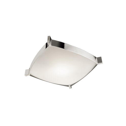 Linea 4 Light 12 inch Chrome Flush Mount Ceiling Light