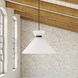 Alora Mood Halston 1 Light 14.13 inch Matte Black Pendant Ceiling Light