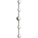 Kelly by Kelly Wearstler Nodes 5 Light 56 inch Polished Nickel Wall Bath Vanity Wall Light