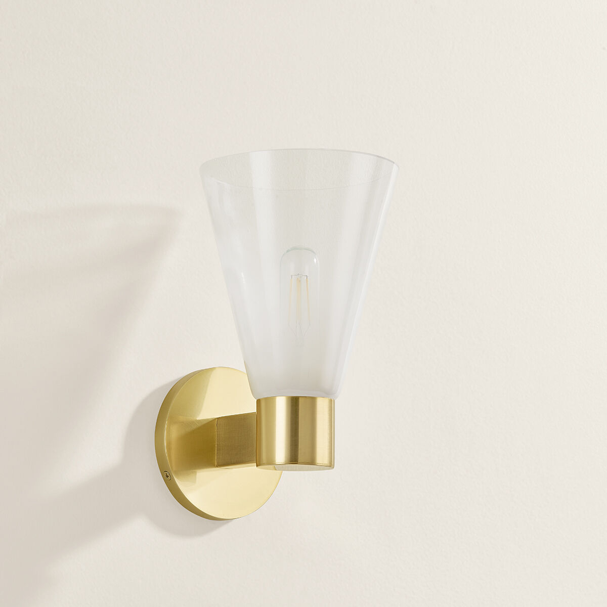Alma 1 Light 6 inch Aged Brass Wall Sconce Wall Light