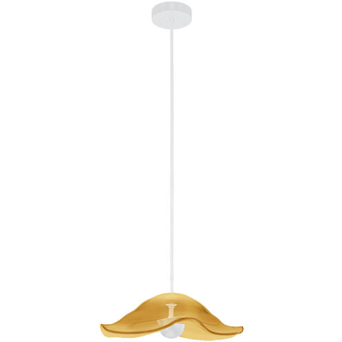 Embark 1 Light 20 inch White Pendant Ceiling Light
