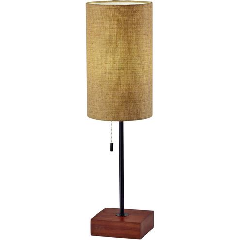 Trudy 27 inch 60.00 watt Black Table Lamp Portable Light in Yellow