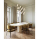 Regatta 15 Light 48 inch Silver Multi-Drop Pendant Ceiling Light