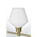Gene 4 Light 38 inch Satin Gold Bath Sconce Wall Light
