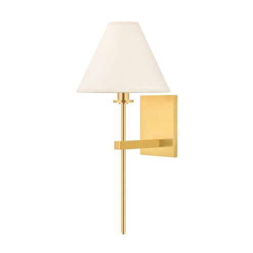 Graham 1 Light 8 inch Aged Brass Wall Sconce Wall Light