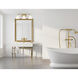 Blair 3 Light 25.5 inch Warm Brass Bath Wall Light