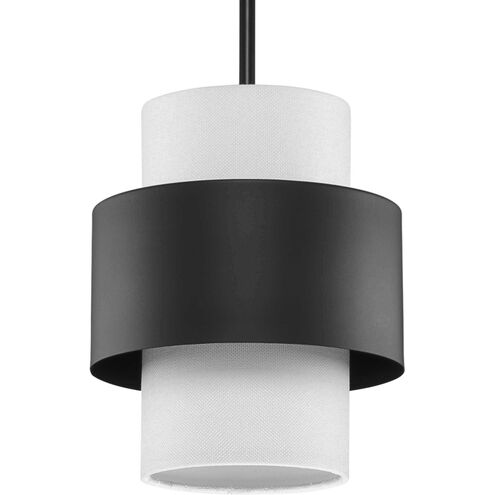 Silva 1 Light 9.5 inch Matte Black Pendant Ceiling Light, Design Series