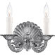 Metropolitan Family Collection Wall Sconce Wall Light in Polished Chrome