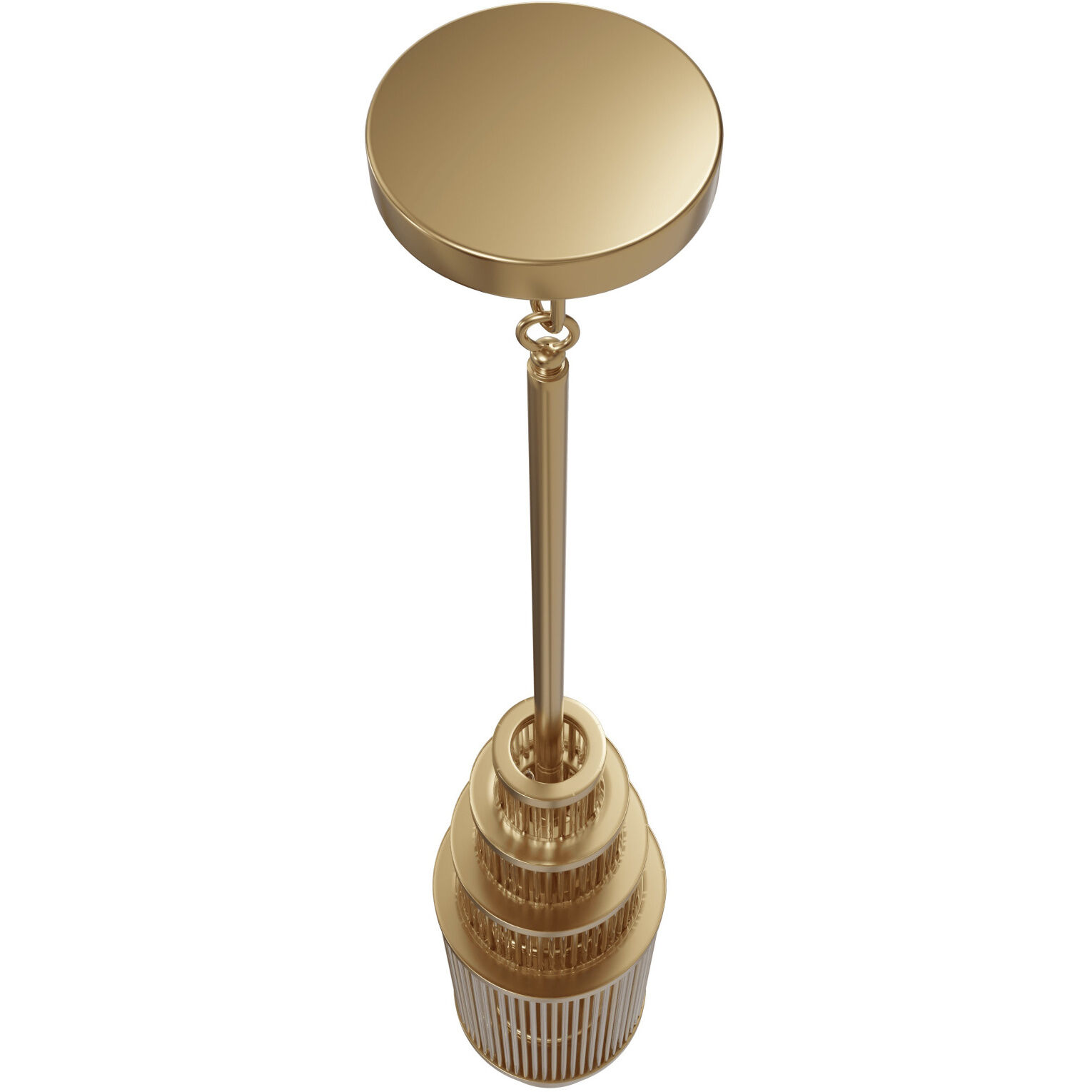 Waldorf LED 8 inch Aged Brass Pendant Ceiling Light