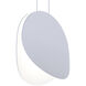 Malibu Discs LED 10 inch Dove Gray Pendant Ceiling Light