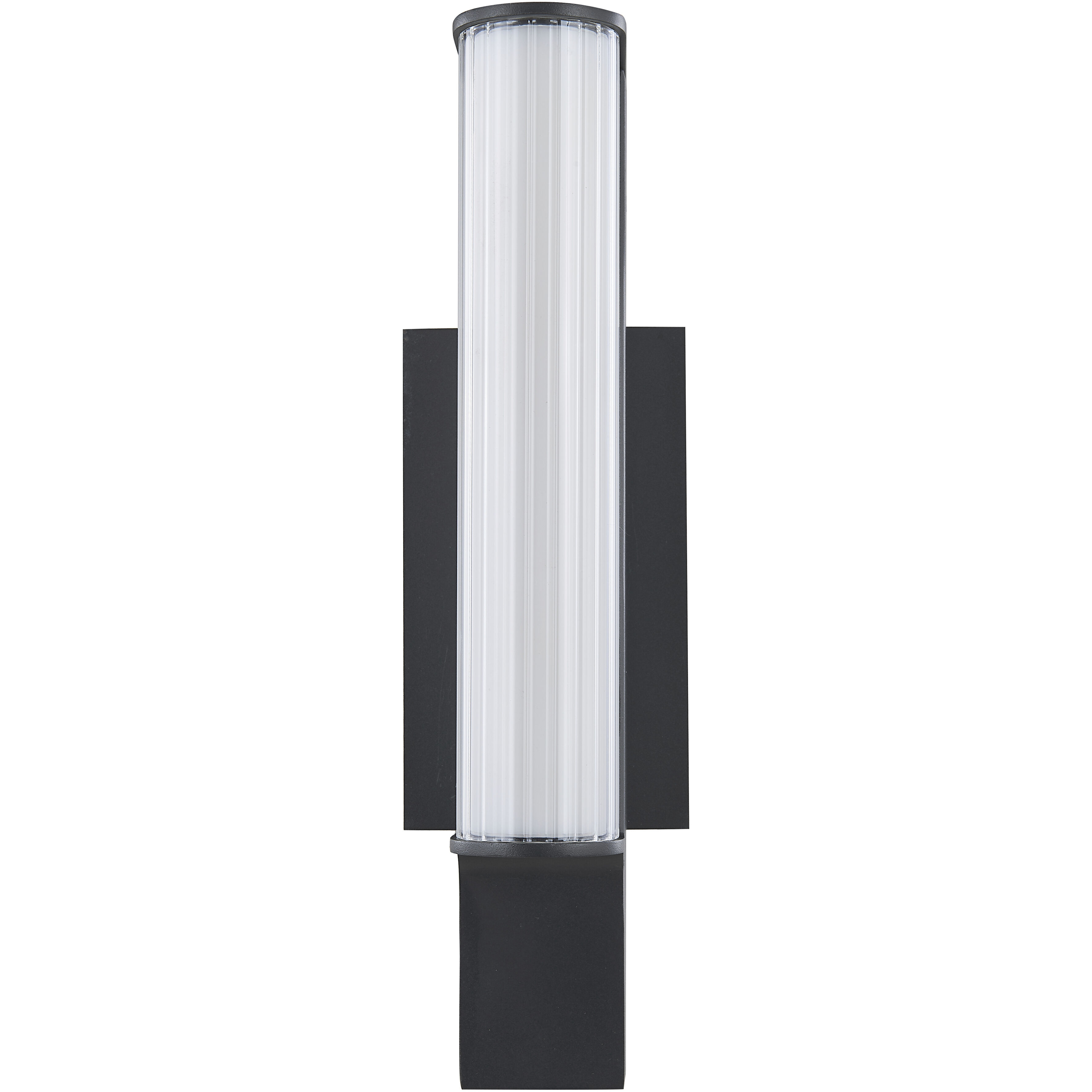 Macie LED 16 inch Matte Black Outdoor Wall Light