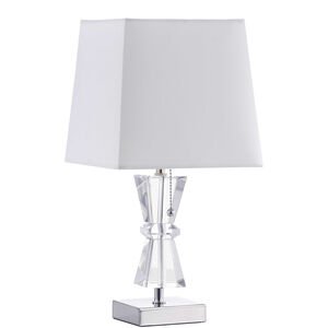 Transitional 16.75 inch 60.00 watt Polished Chrome Decorative Table Lamp Portable Light