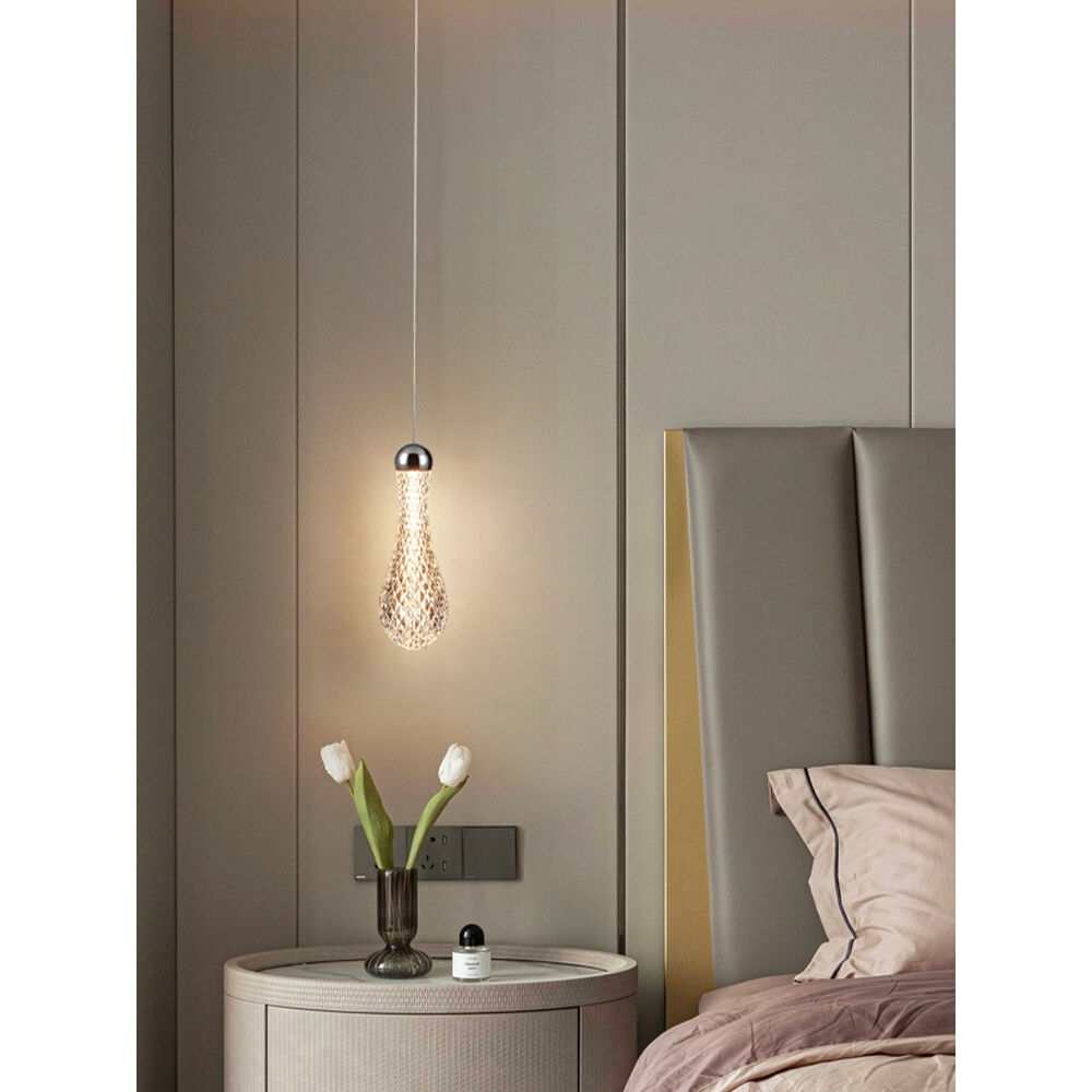Pera LED 4.72 inch Chrome Pendant Ceiling Light