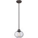Trilogy 1 Light 8 inch Old Bronze Mini Pendant Ceiling Light