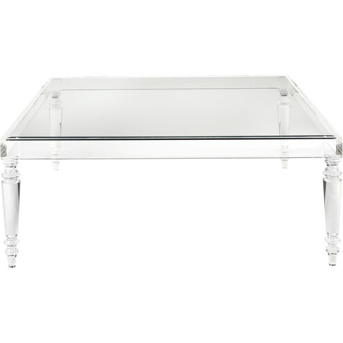 Jacobs 48 X 48 inch Clear Coffee Table, Square