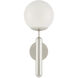 Barbican 1 Light 6.5 inch Polished Nickel Bath Sconce Wall Light