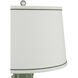 Londonderry 27.25 inch 150 watt Green and Clear Table Lamp Portable Light