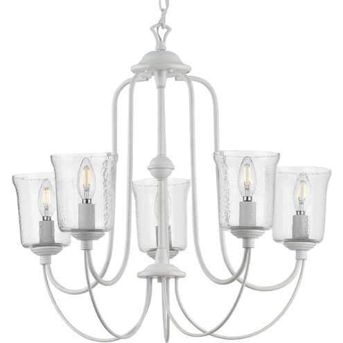 Bowman 5 Light 26 inch Cottage White Chandelier Ceiling Light