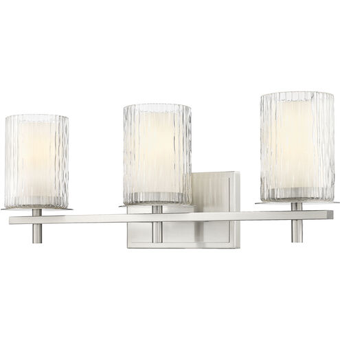 Grayson 3 Light 23 inch Brushed Nickel Vanity Wall Light