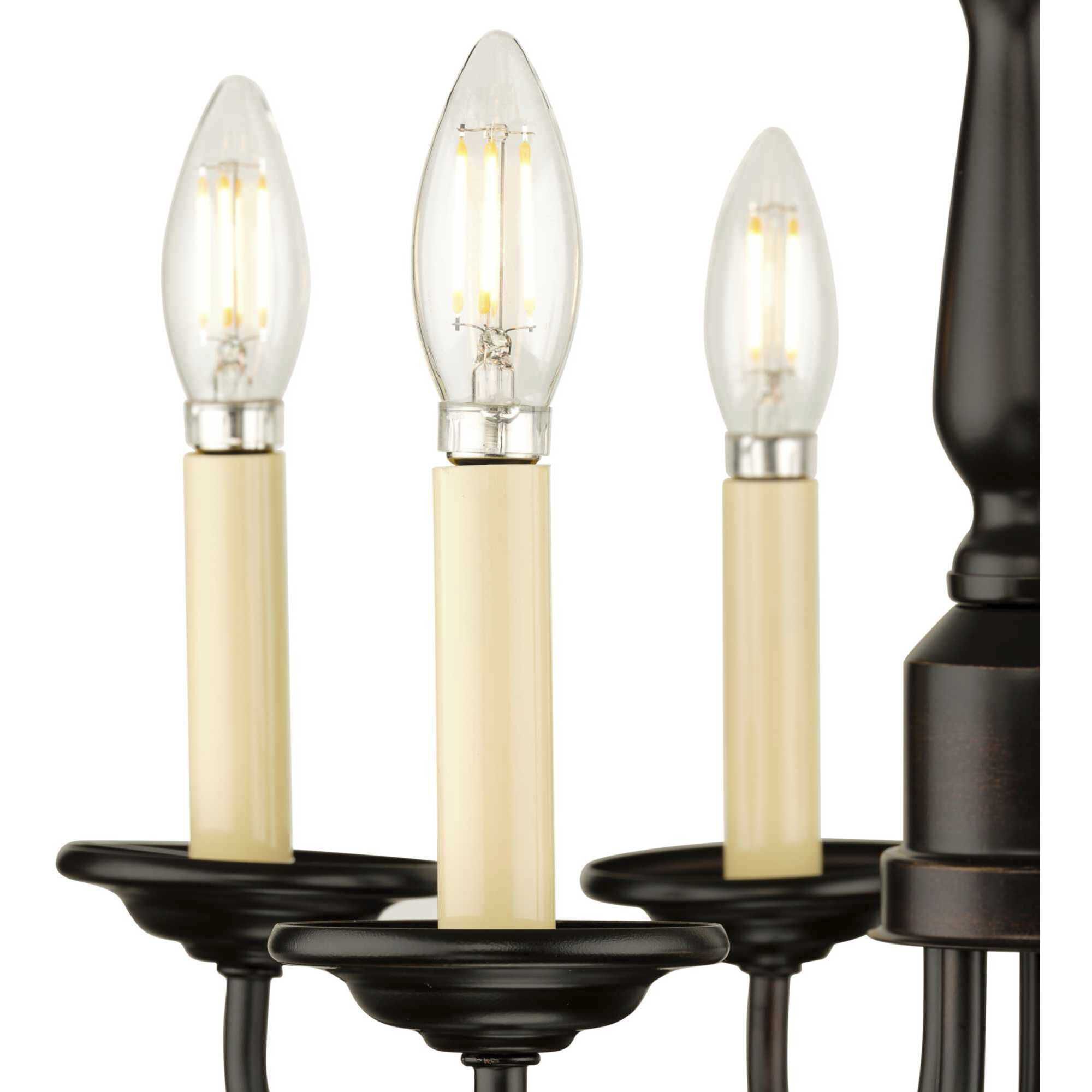 Kipling 5 Light 17.5 inch Antique Bronze Chandelier Ceiling Light