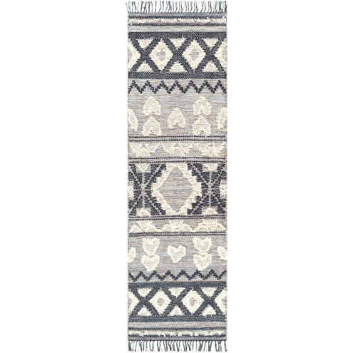 Cheyenne 96 X 30 inch Navy/Denim/Sky Blue/Camel/Cream Rugs