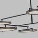 Clodagh Shuffle LED 28.3 inch Nightshade Black Chandelier Ceiling Light