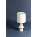 Ramapo 31.5 inch 60.00 watt Aged Brass and Pale Flax Ceramic Table Lamp Portable Light