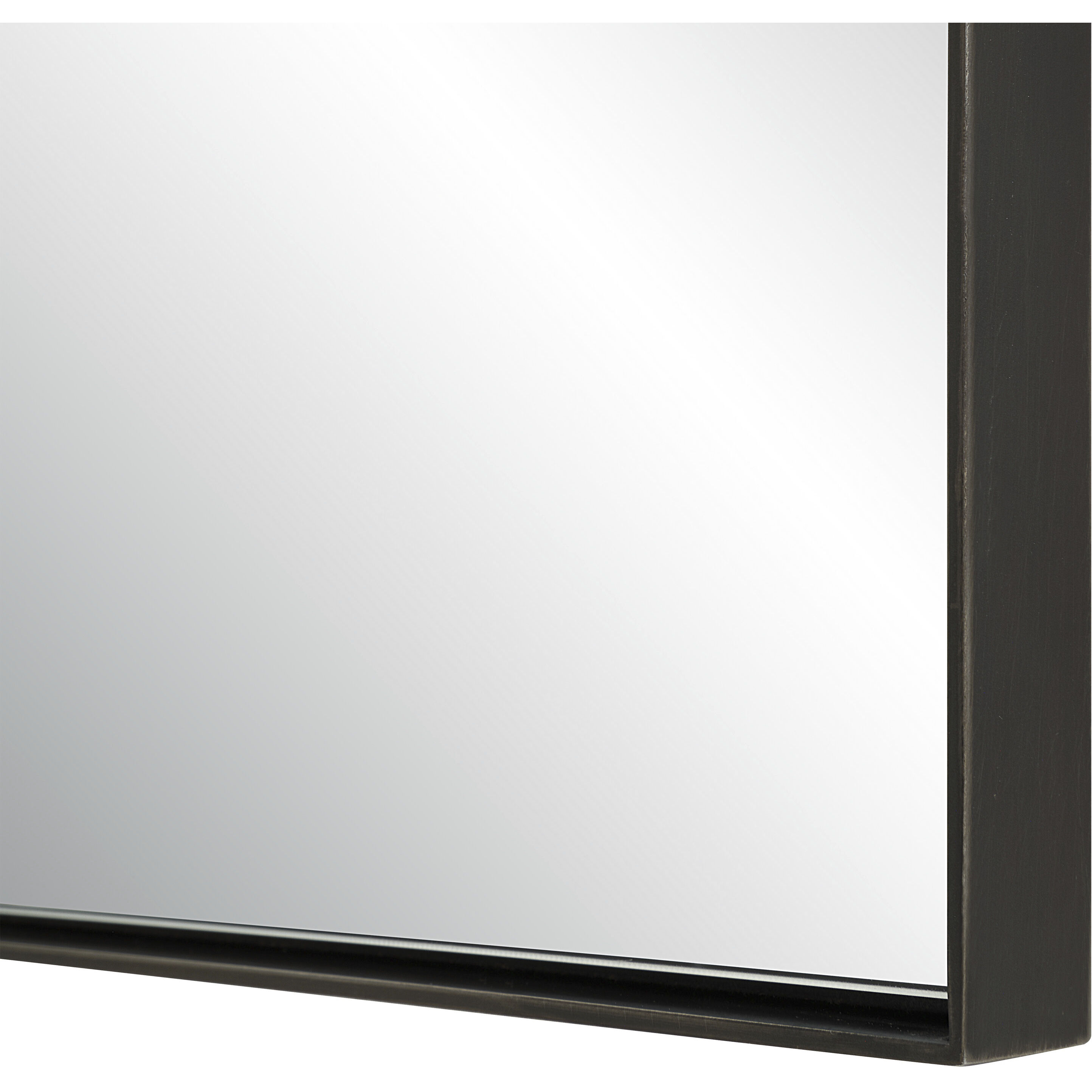 Romina 36 X 24 inch Aged Brass Wall Mirror