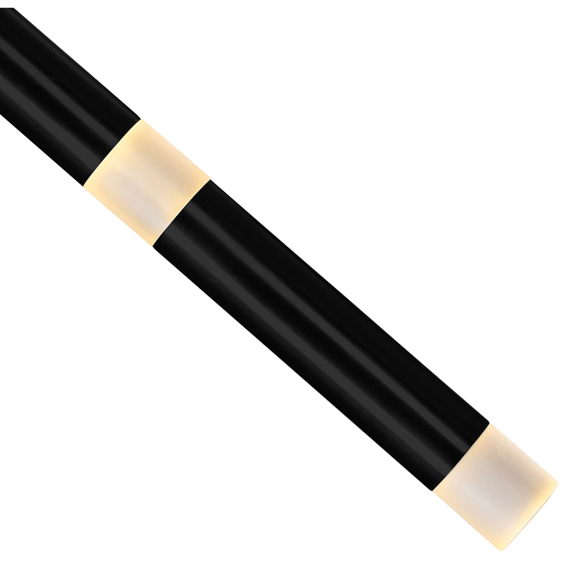 Flute LED 6 inch Black Wall Sconce Wall Light