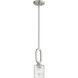 Collins 1 Light 5.13 inch Brushed Polished Nickel Mini Pendant Ceiling Light