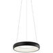 Maverick LED 16 inch Matte Black Pendant Ceiling Light