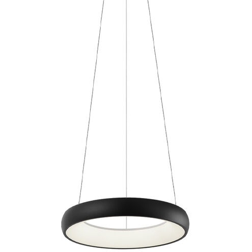 Maverick LED 16 inch Matte Black Pendant Ceiling Light