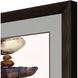Naturals Collection Angled Profile In A Dark Wood Framed Art