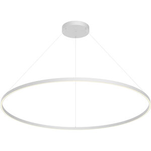 Cerchio 1 Light 59 inch White Pendant Ceiling Light