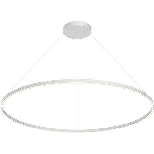 Cerchio 1 Light 59 inch White Pendant Ceiling Light