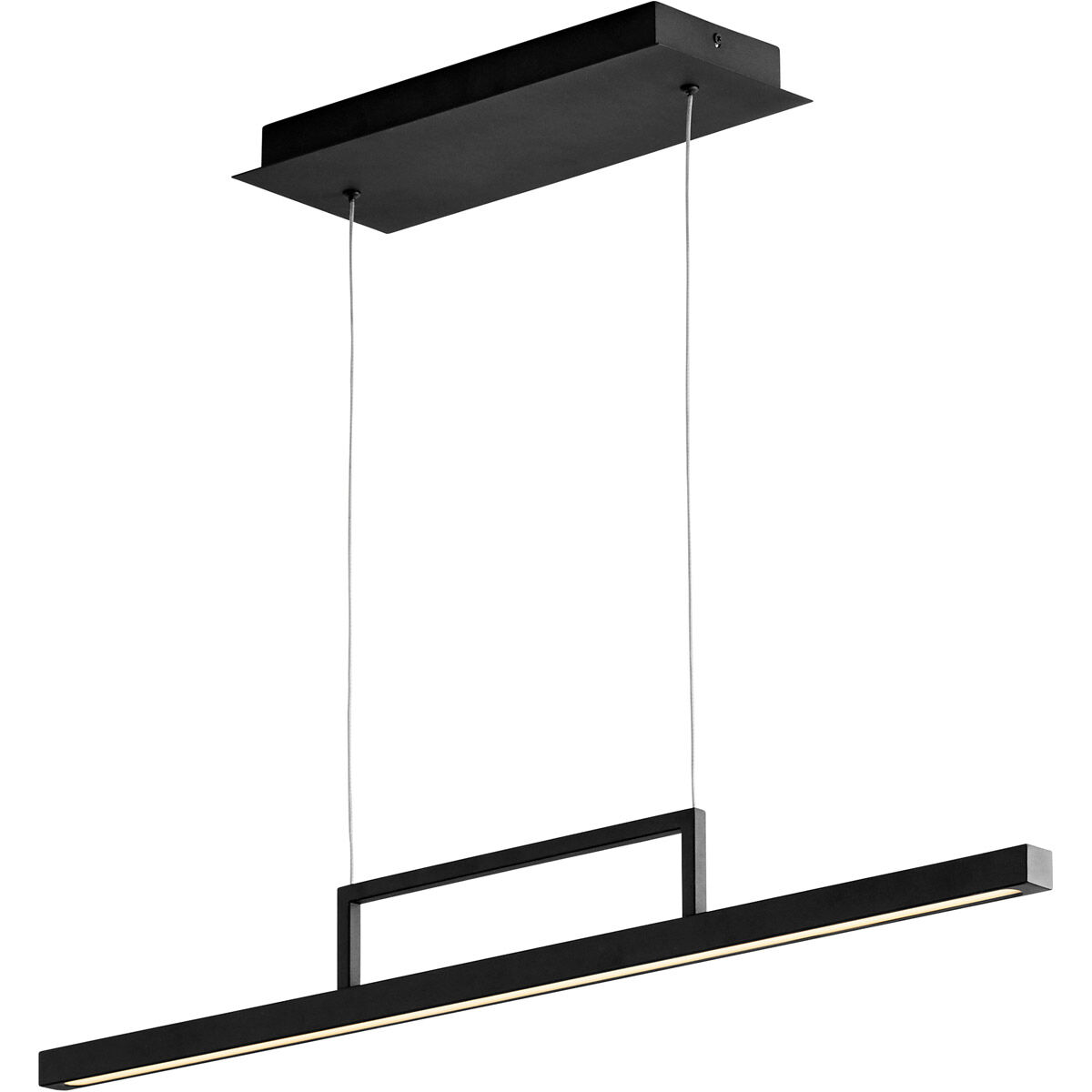 Stylus LED 34 inch Black Linear Pendant Ceiling Light