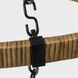 Chapman & Myers Darlana5 LED 52.25 inch Aged Iron and Natural Rattan Two Tier Chandelier Ceiling Light, Extra Large
