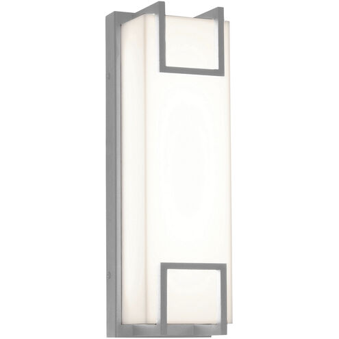 Beaumont LED 14.75 inch Textured Grey Outdoor Sconce