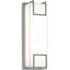 Beaumont LED 15 inch Textured Grey Outdoor Sconce