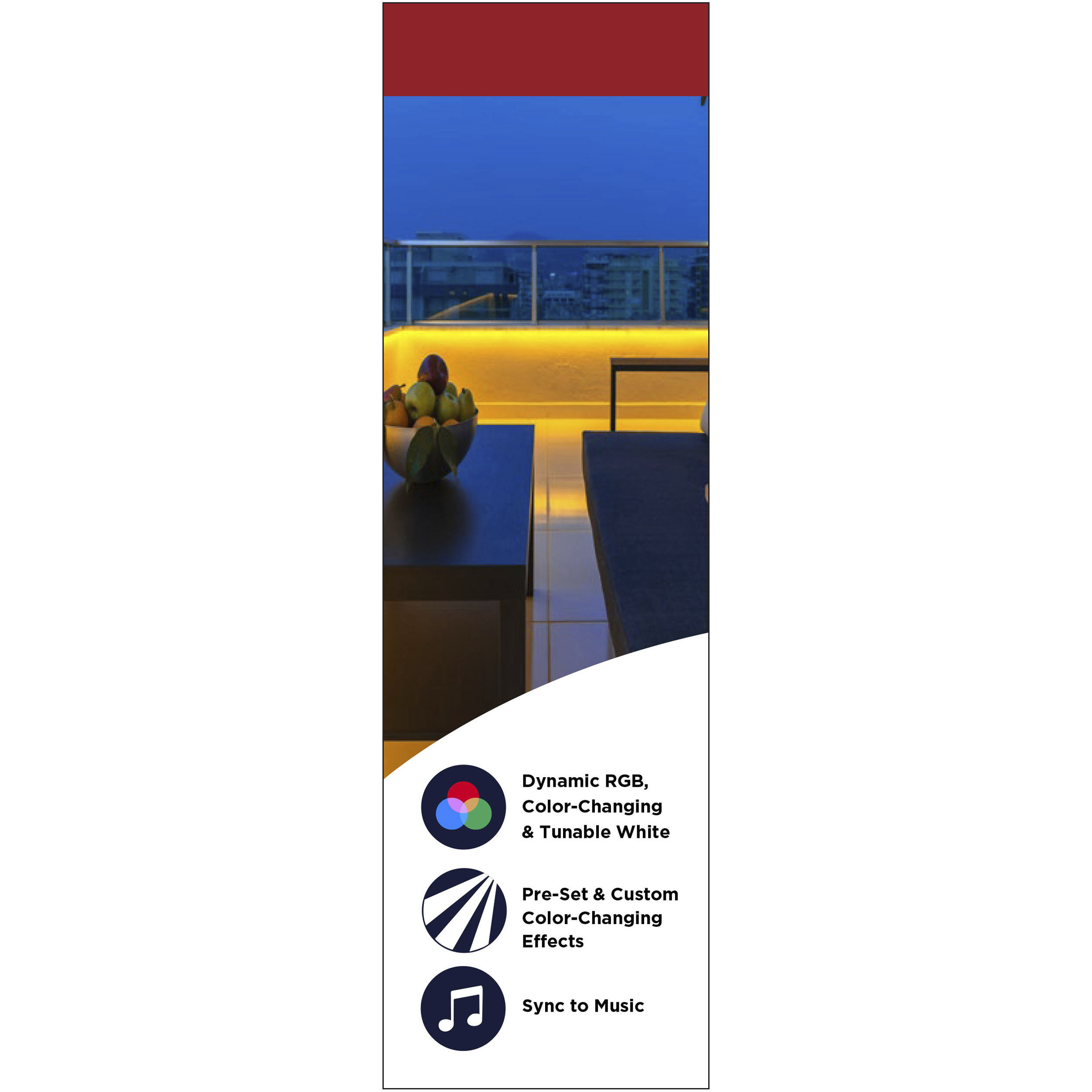 Dimension White 2700K 196.85 inch Tape Light