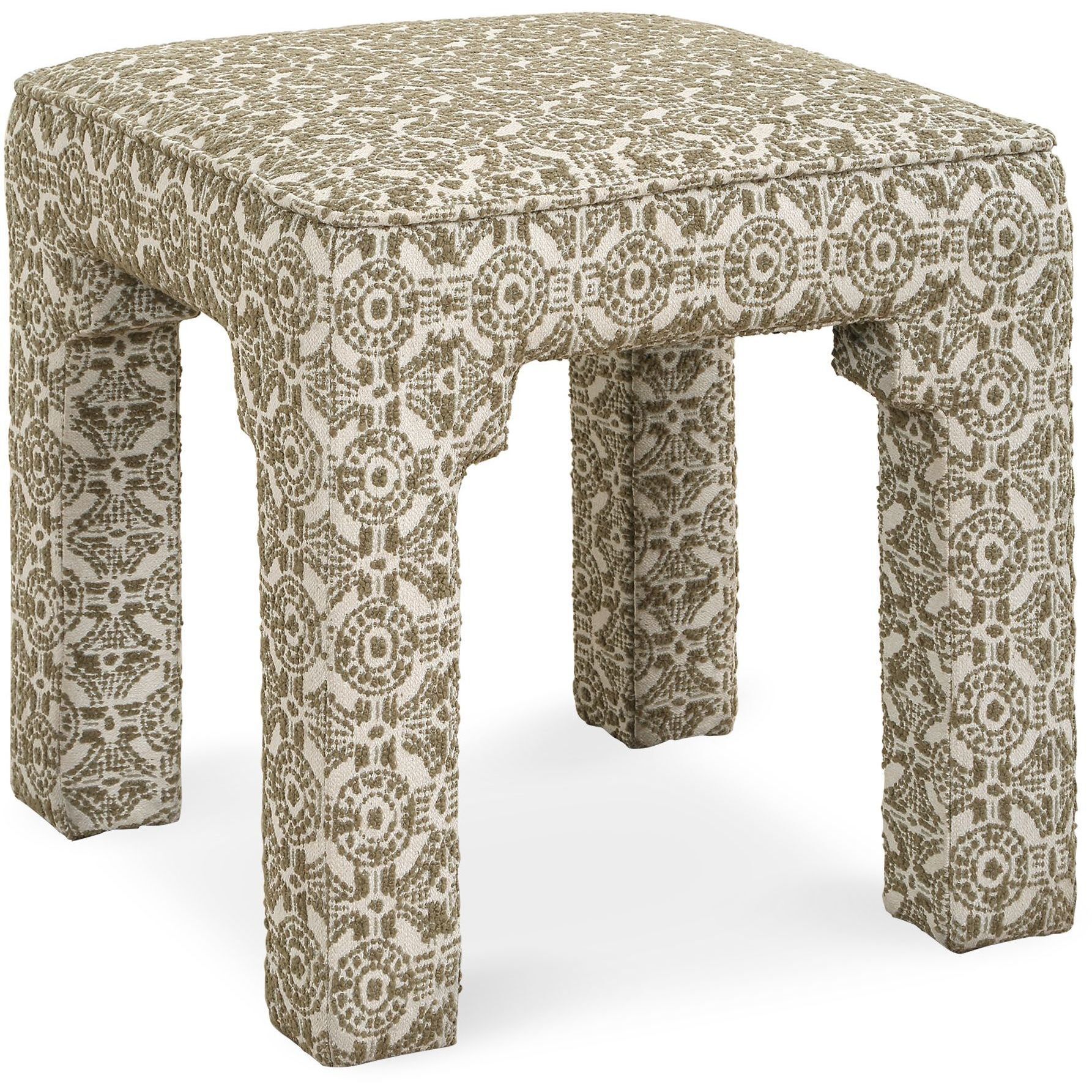 Satoria Olive Green Boucle Bench