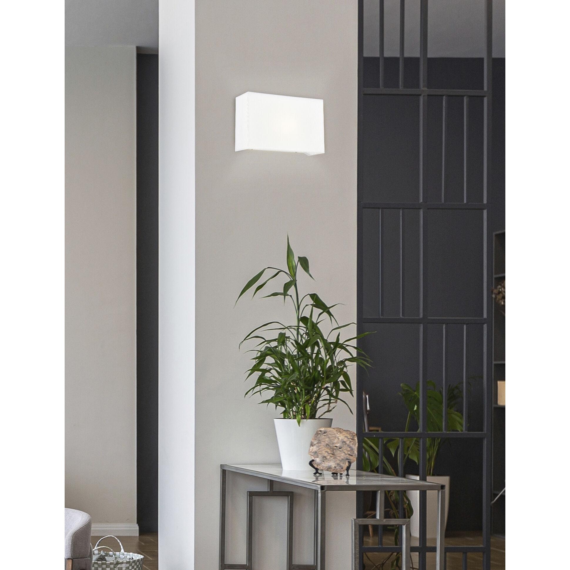 Textile Collection 1 Light 13 inch White ADA Wall Sconce Wall Light