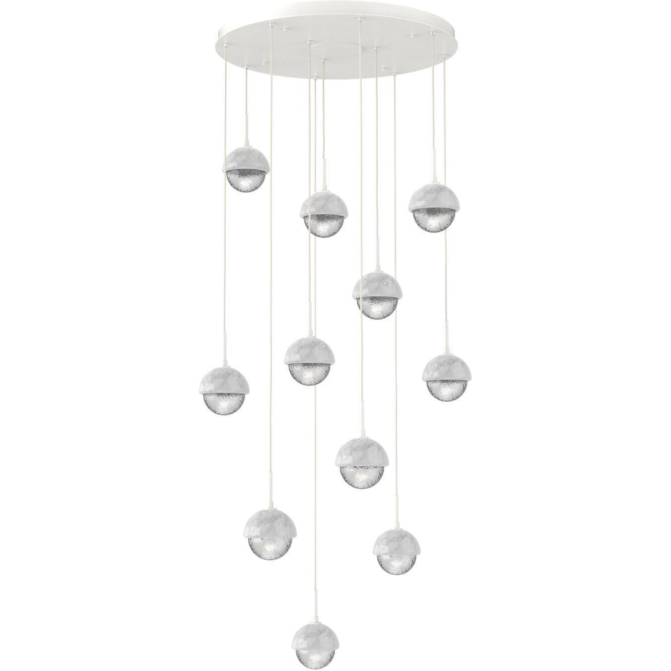 Cabochon 11 Light 33.80 inch Pendant