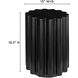 Taffy 18 X 15 inch Black Accent Table